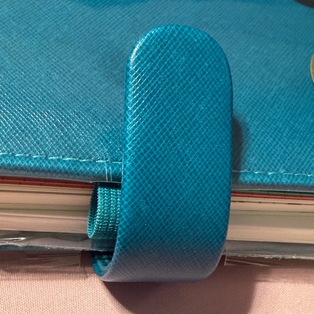 filoFAX Saffiano Personal Organizer Teal - Picture 2 of 10